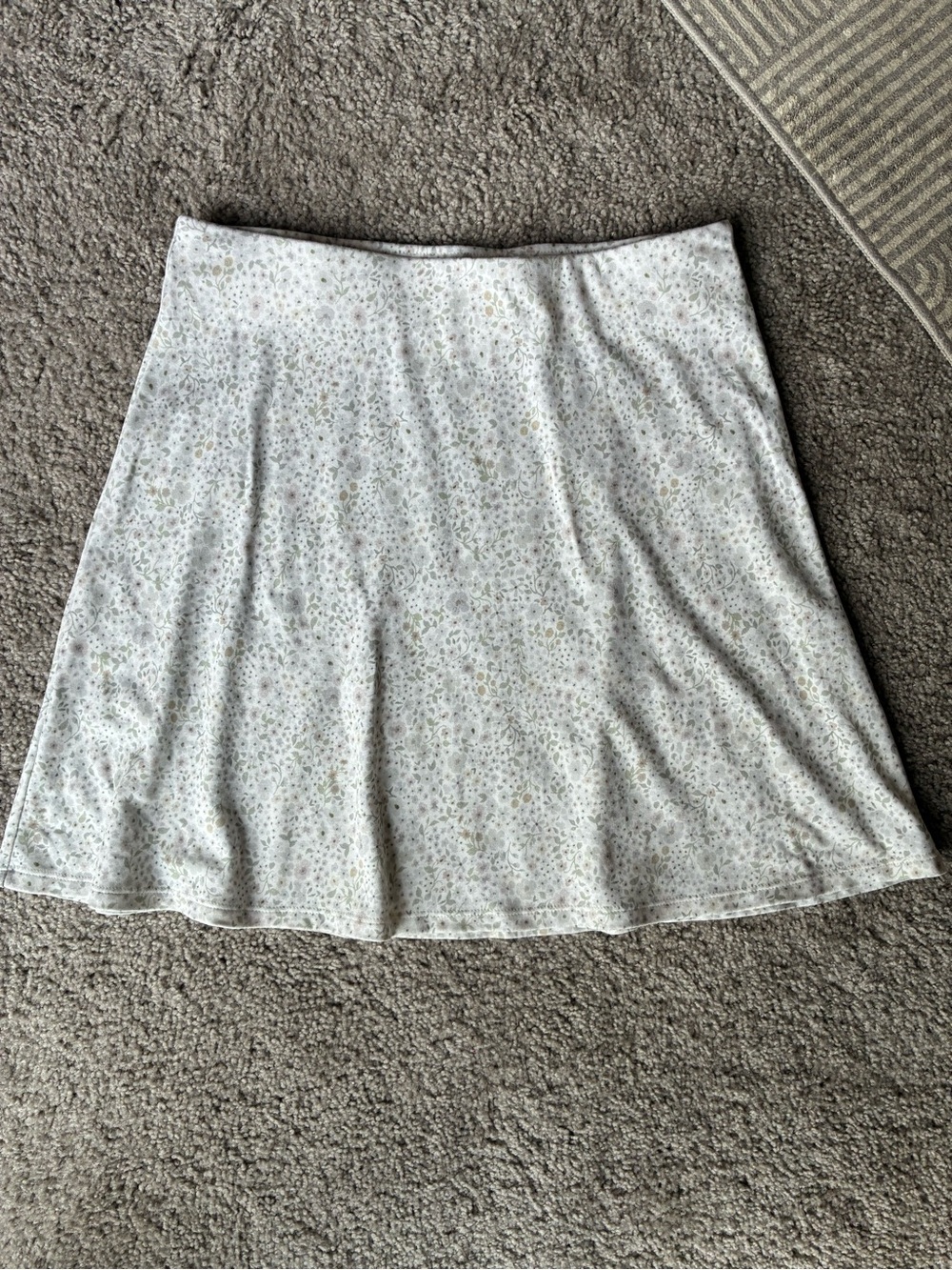 Wilfred Notebook Mini Skirt Cream Floral A-Line